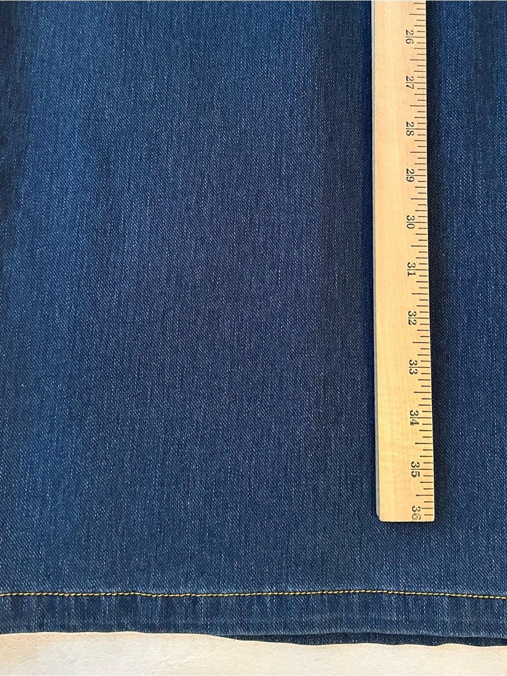 J. McLaughlin Bedford 3/4 Slv Mock Neck Knit Denim Dress S Dark Wash Fitted NEW - Picture 4 of 11